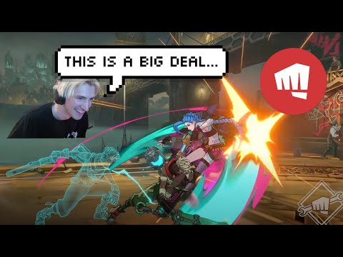 xQc reacts to the Project L Fighting Game trailer