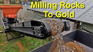Rocks To Gold! Gold Ore Processing System To Smelting Gold Doré