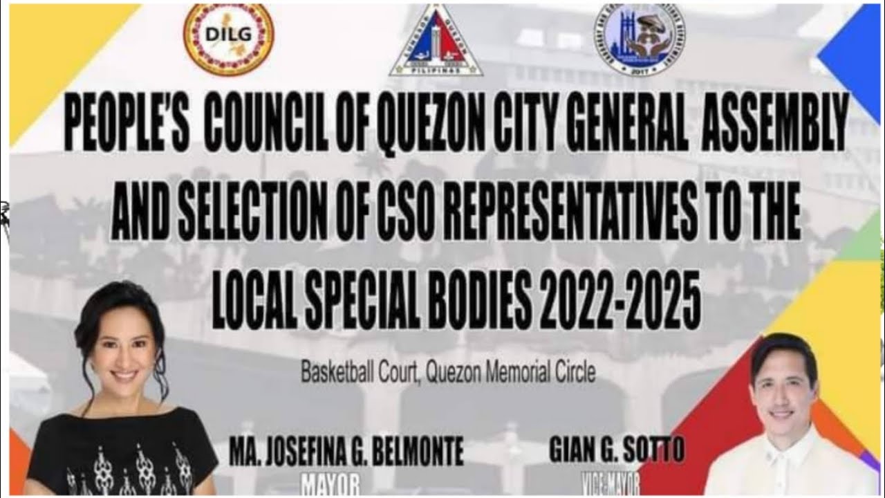 GENERAL ASSEMBLY & SELECTION OF CSO REPRESENTATIVES TO THE LOCAL SPECIAL BODIES 2022-2025