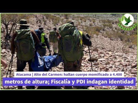 Atacama: hallan cuerpo momificado a 4.400 metros de altura; Fiscalía y PDI indagan identidad
