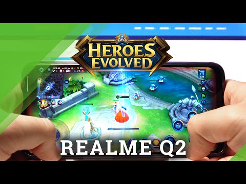 Realme Q2 - Evolved Heroes Gameplay & Settings