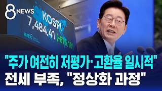 "주식 저평가·고환율 일시적..전세 부족은 정상화 과정" / SBS 8뉴스