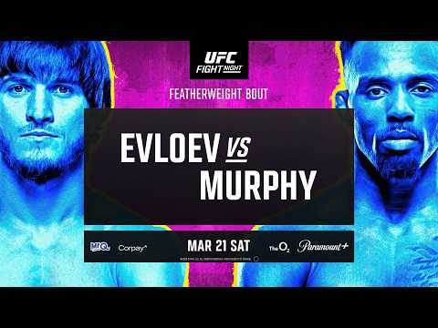 UFC Fight Night: Evloev vs. Murphy Odds Courtesy Of MyBookie