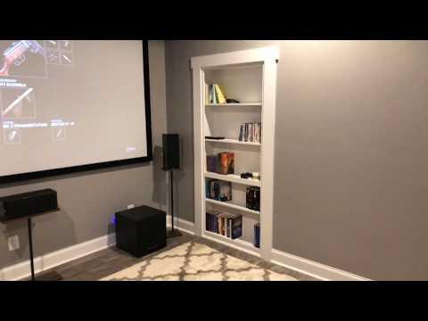 DIY Secret Bookshelf Door