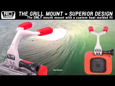 The Pro Standard Grill Mount - The best GoPro mouth mount ever.