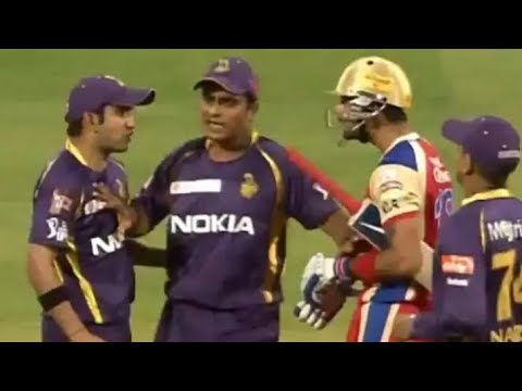 virat kohli or gautam gambhir ipl fight 2013