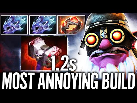 Probably Most Annoying Sniper Build - Max Attack Speed Immortal Rank Gameplay Dota 2