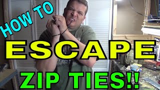 Urban Survival Tips: How To Escape From Zip Ties - Truth & Fiction