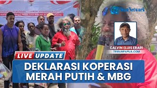 Badan Musyawarah Adat Papua Tengah Deklarasikan Koperasi Merah Putih & Program Makan Bergizi Gratis