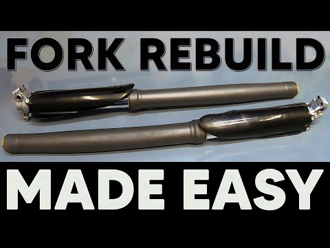 Rebuilding Dirt Bike Forks is Easy!
