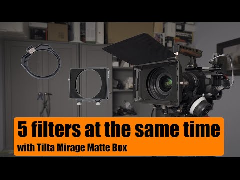 Stackable Circular Filter Tray + Dual Circular Filter Tray for Tilta Mirage Matte Box (part 3).