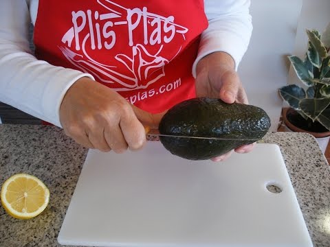 Como abrir un aguacate
