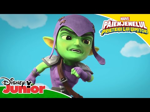 Monstrul Verde | Păienjenelul Marvel și prietenii lui uimitori |  Disney Junior România
