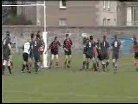 Ian Mack scoring against Walkerburn