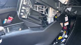 How to use the heater temp sensor to clean evaporator on a Tesla X