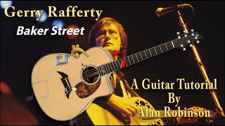 Baker Street - Gerry Rafferty - Acoustic Guitar Lesson (2020 version Ft. my son Jason on lead etc.)