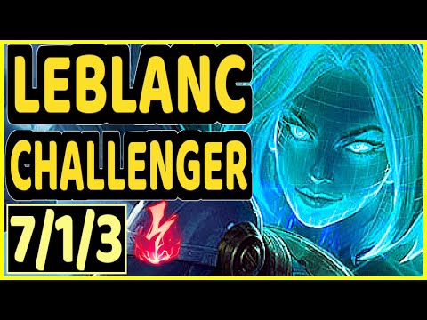 XKENZUKE (LEBLANC) - 7/1/3 KDA CHALLENGER GAMEPLAY - EUW