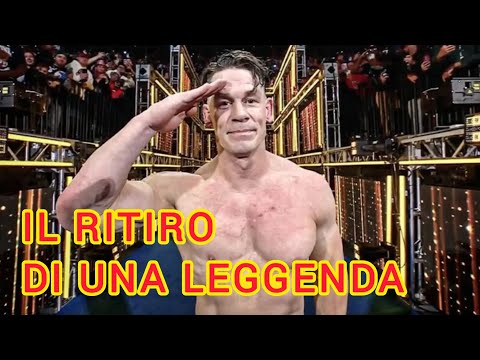 JOHN CENA THE RETIREMENT OF A LEGEND...IL RITIRO DI UNA LEGGENDA 💪