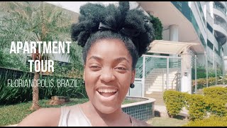 $700 FURNISHED 2-BEDROOM APARTMENT TOUR IN FLORIANOPOLIS, BRAZIL🇧🇷 (is it worth 