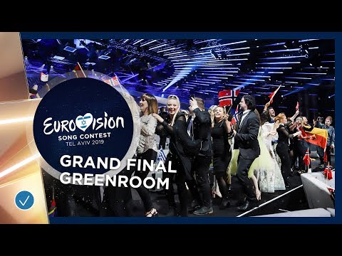 Emotions in the greenroom during the Grand Final of the 2019 Eurovision Song Contest