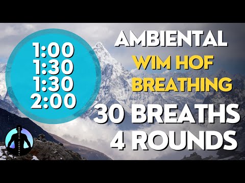Breathing in the Himalayas: Guided Wim Hof Breathing Technique in a Snowstorm Sound Ambient