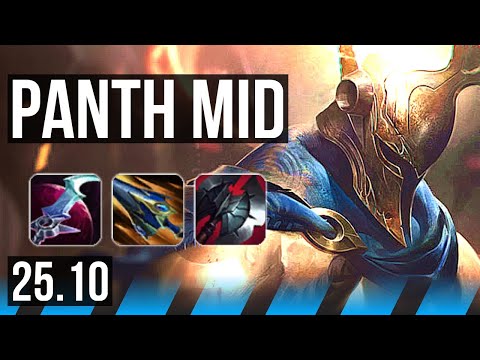 PANTHEON vs GALIO (MID) | EUW Master | 25.10