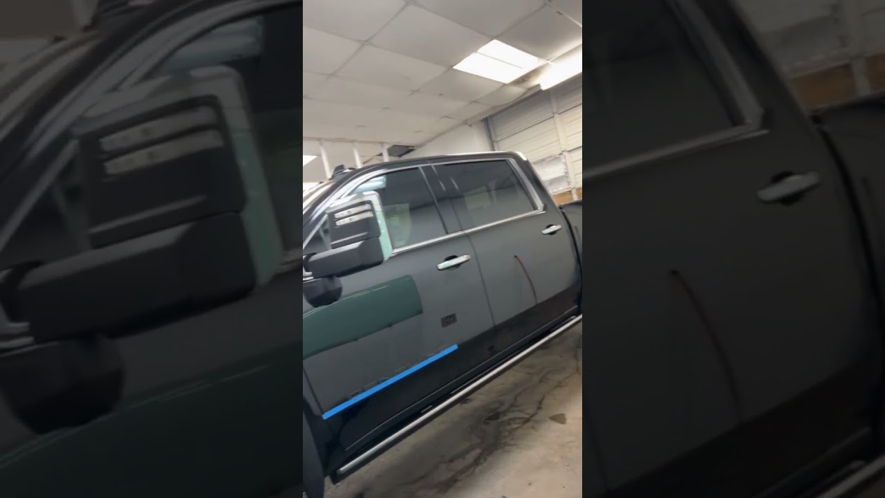 Chrome delete looking 🔥 #wrap #automotive #cars #chromedelete #gmc #trucks #blackout