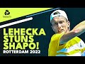 World No. 137 Jiri Lehecka Stuns Denis Shapovalov for First ATP Win in Rotterdam!