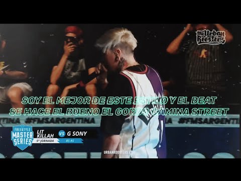 MINUTAZO DE LIT KILLAH VS G SONY (SUBTITULADO)