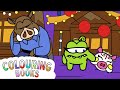 Learning Colors With Om Nom Coloring Books