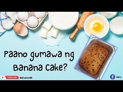 Paano gumawa ng Banana Cake? | Israel Caregiver | Bartz in Israel