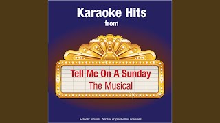 Tyler King (In The Style Of Tell Me On A Sunday -- The Musical)