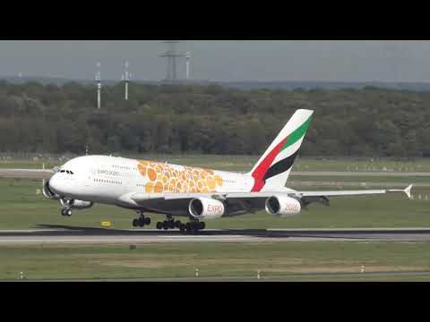 Smoothest Airbus A380 landing I've ever seen! 🤩