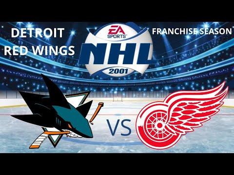 EA NHL 2001 Western Conference Quarter Finals Game 7 SAN JOSE @ DETROIT