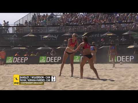 2018 FIVB Huntington Beach Open: Pavan/Humana-Paredes vs. Bansley/Wilkerson