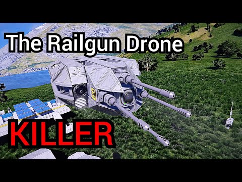 Rail Gun Counter Drone!