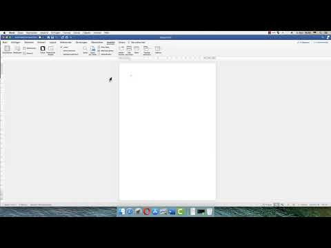 Römische/Arabische Seiten Word Mac