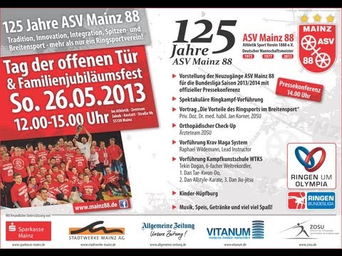 Tag der offenen Tür,  125 Jahre, ASV Mainz 88, 26.05.2013