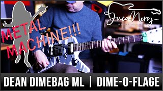 Video thumbnail for DEAN ML CAMO Dime-O-Flage | DEMO / REVIEW | What a Metal Machine!!! by Juca Nery