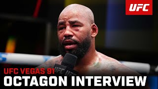 Don'Tale Mayes Octagon Interview | UFC Vegas 91