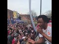 Fabo goes crazy at Atl Utd block party