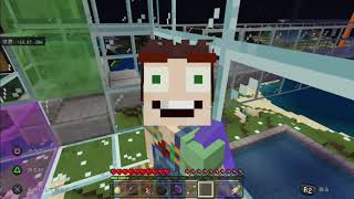 素人マイクラ実況＃475　アップデート後　エンドに行ったらバグってて生き埋めになった
