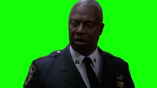 Captain Holt "your libido has endangered us all" Brooklyn Nine-Nine green screen