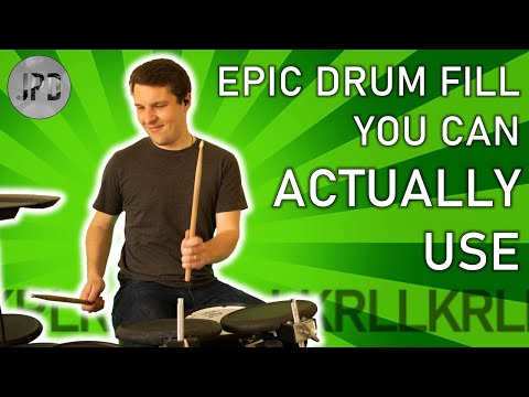 EPIC DRUM FILL THAT YOU CAN ACTUALLY USE : Linear Drum Fill Lesson