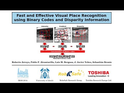Fast and Effective Visual Place Recognition using Binary Codes and Disparity Information