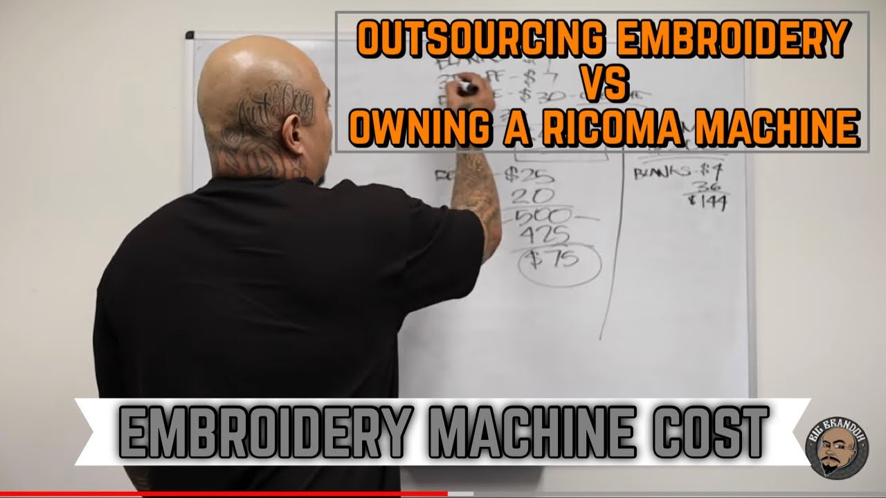 How much do industrial embroidery machines cost?