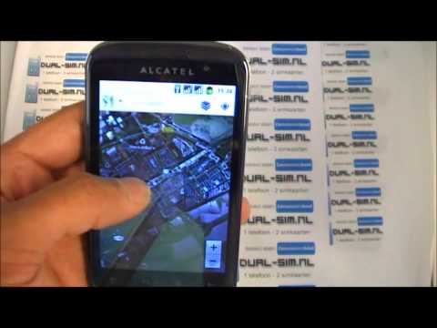 Alcatel OT-991D Android 2.3 dual-sim phone UNBOXING