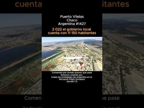 Puerto Vilelas, Chaco desde el Microsoft Flight Simulator #puertovilelas #chaco #msfs #argentina
