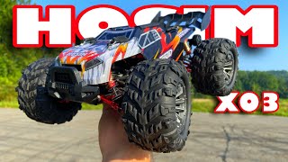 Hosim X03 1/14 Scale 4X4 - Unboxed, Speed Tested, and Backyard Track Bashed