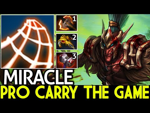 MIRACLE [Troll Warlord] Battle Fury Meta Carry The Game 7.26 Dota 2